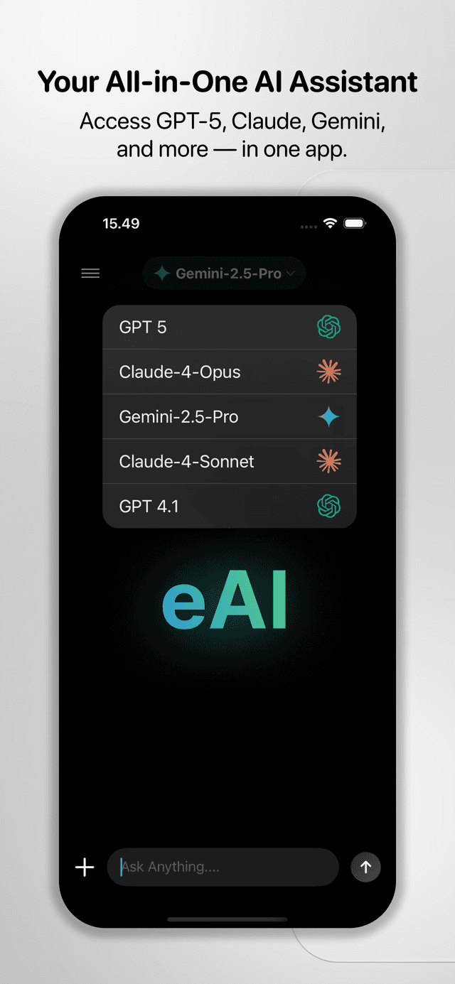 eAI – Chat AI screenshot 1
